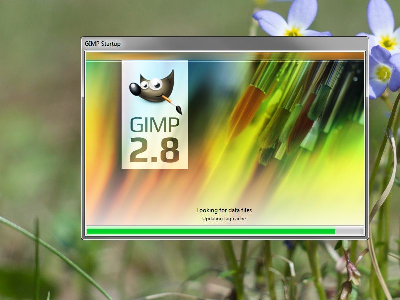 GIMP opening